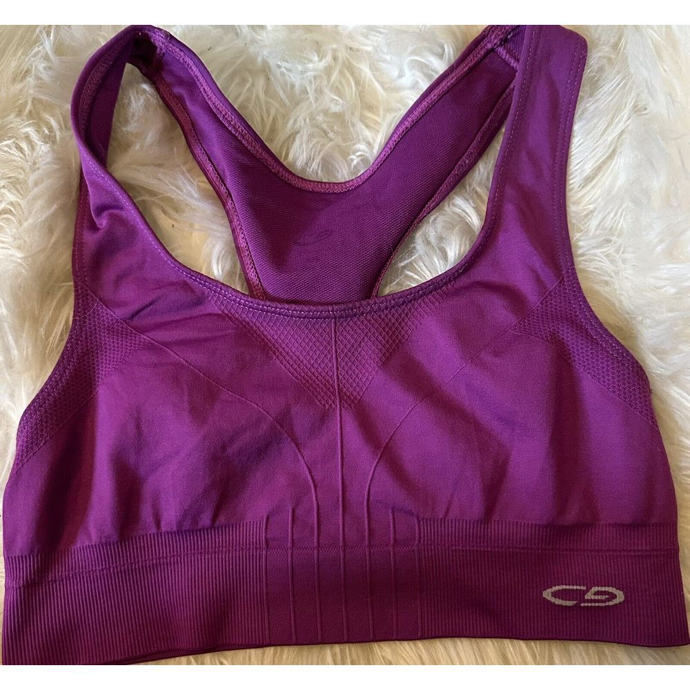 Champion Premium‎ Med Support Duo Dry Sport Bra XS Purple